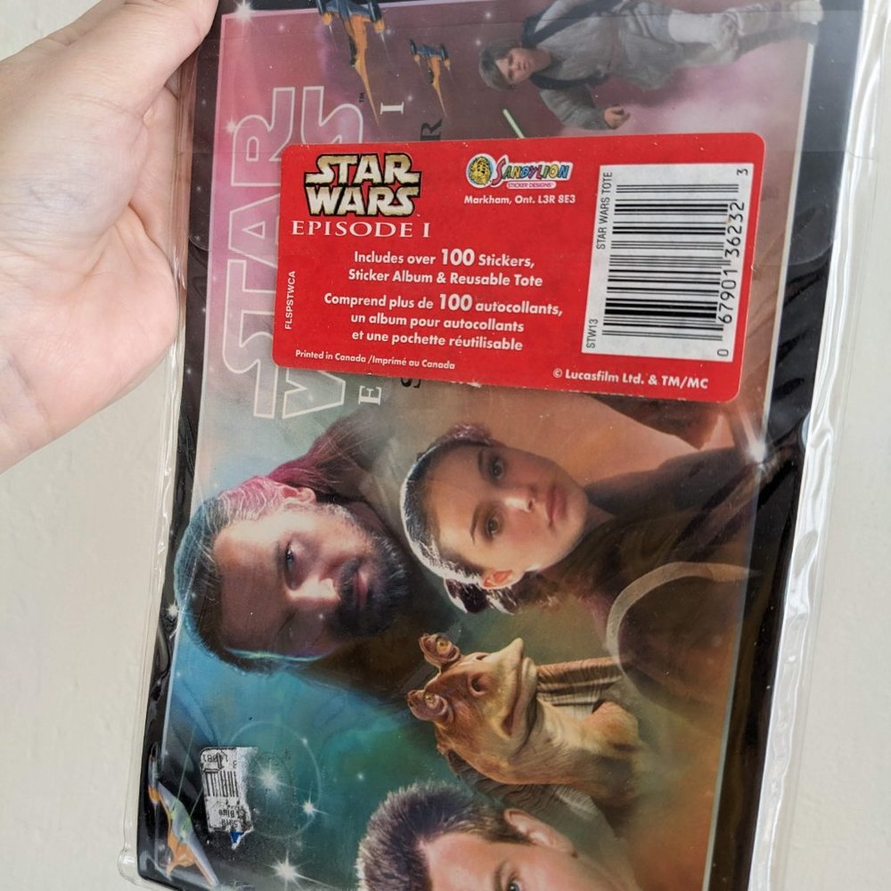 Star Wars Episode 1 SandyLion My Sticker Tote 100+ Stickers Sticker Album Tote - Picture 2 of 3